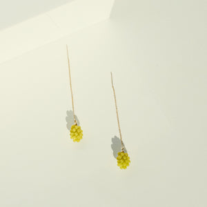 Grape Threader Earrings