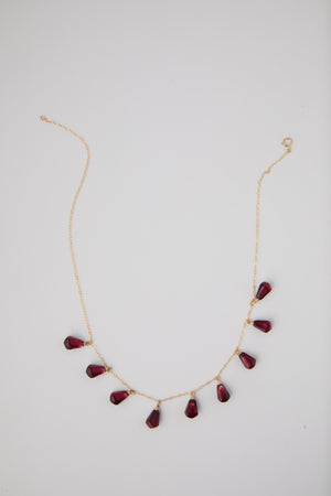 Multiple Pomegranate Necklace