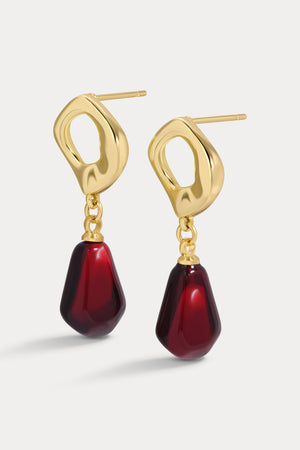 Gold Sculptural Studs