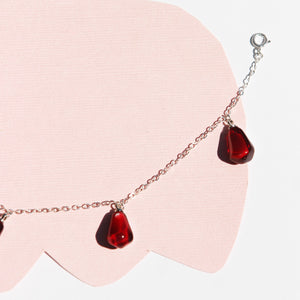 Pomegranate Sterling Silver Bracelet