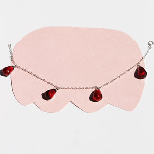 Pomegranate Sterling Silver Bracelet