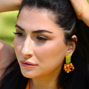 THE HIBISCUS EARRINGS