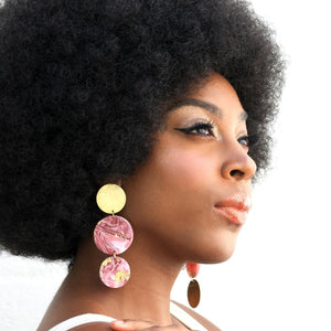 MISS-MATCH CIRCLE EARRINGS