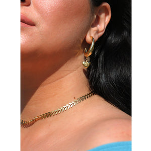 HEART ARROW NECKLACE/CHOKER