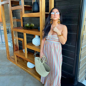 BAMBOO DANGLE EARRINGS.