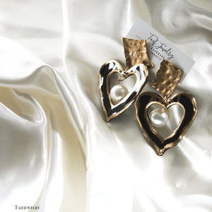 THE BIG HEART GLAM EARRINGS