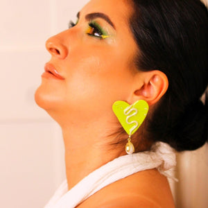 THE FUNKY HEART EARRINGS.