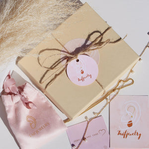 THE HEART MARBLE EARRINGS