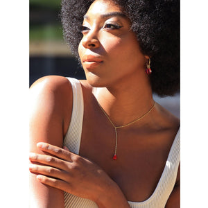 MONO-POMEGRANATE NECKLACE