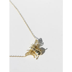 GOLD BEE NECKLACE