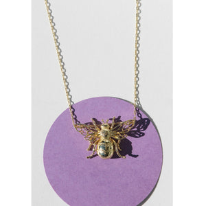 GOLD BEE NECKLACE