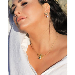 GOLD BEE NECKLACE