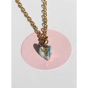 HEART WAVES BLUE NECKLACE