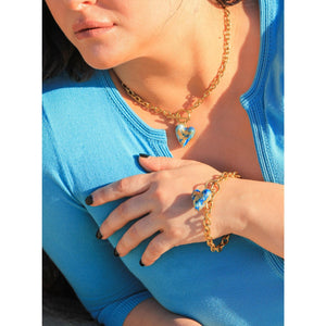 HEART WAVES BLUE SET