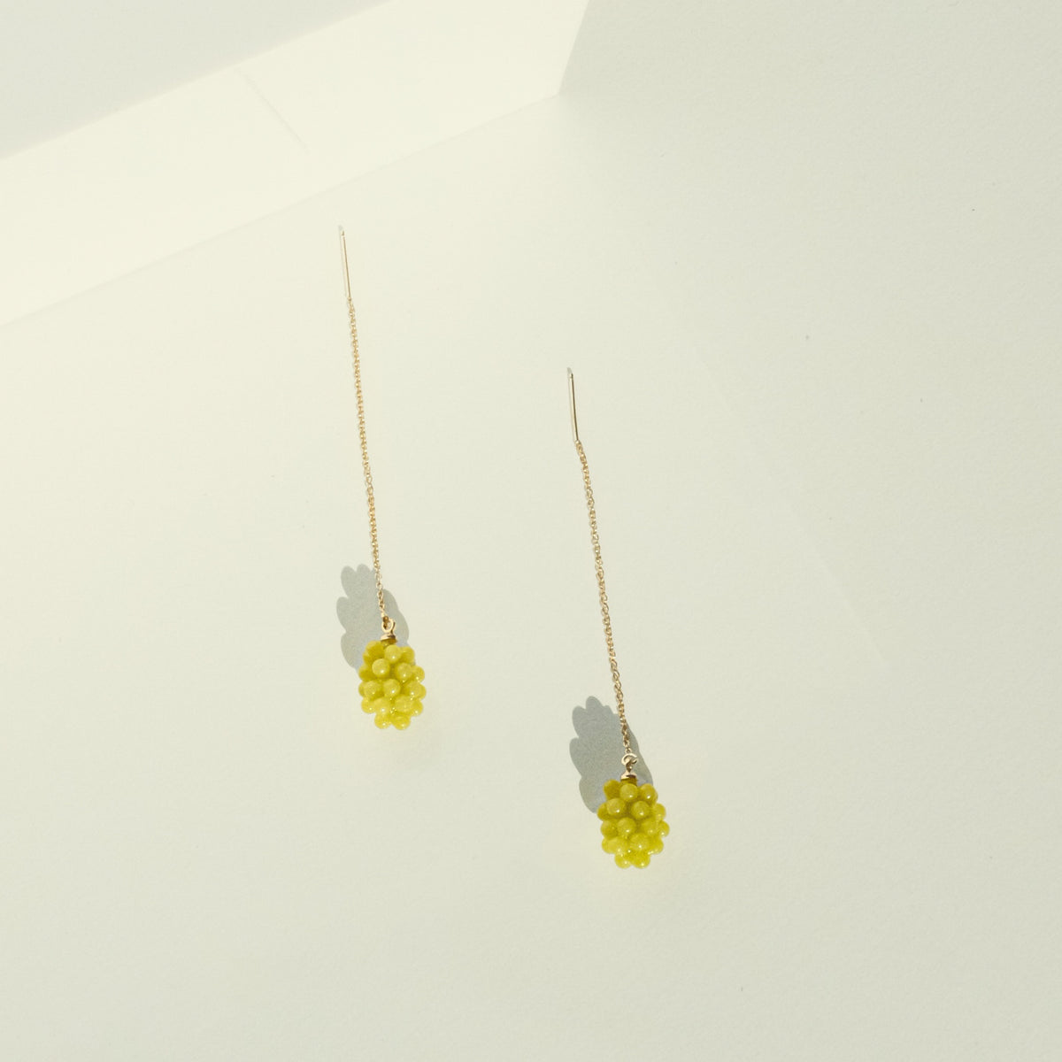 Grape Threader Earrings