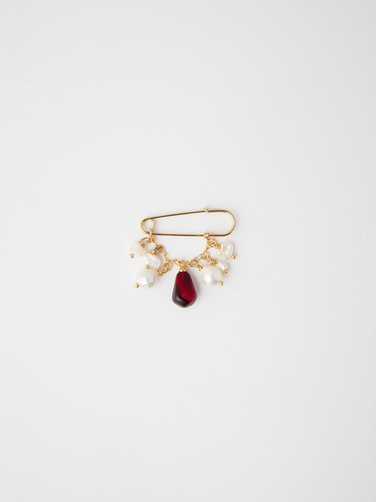 Analeil Pomegranate/Pearl Pin