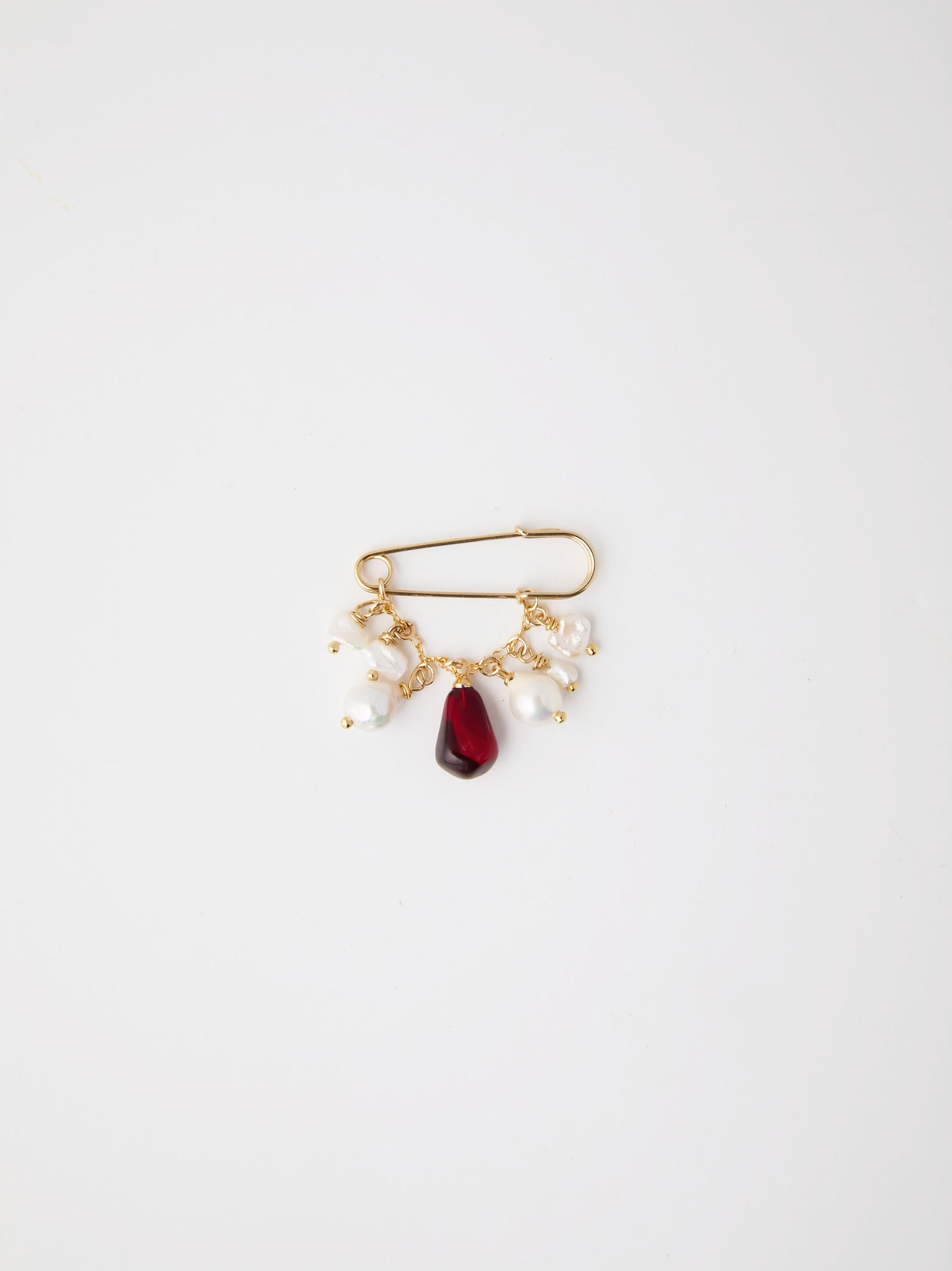 Analeil Pomegranate/Pearl Pin