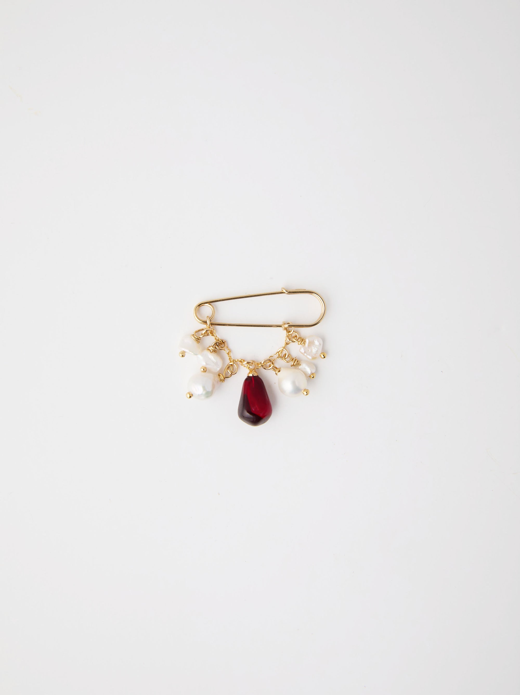 Analeil Pomegranate/Pearl Pin