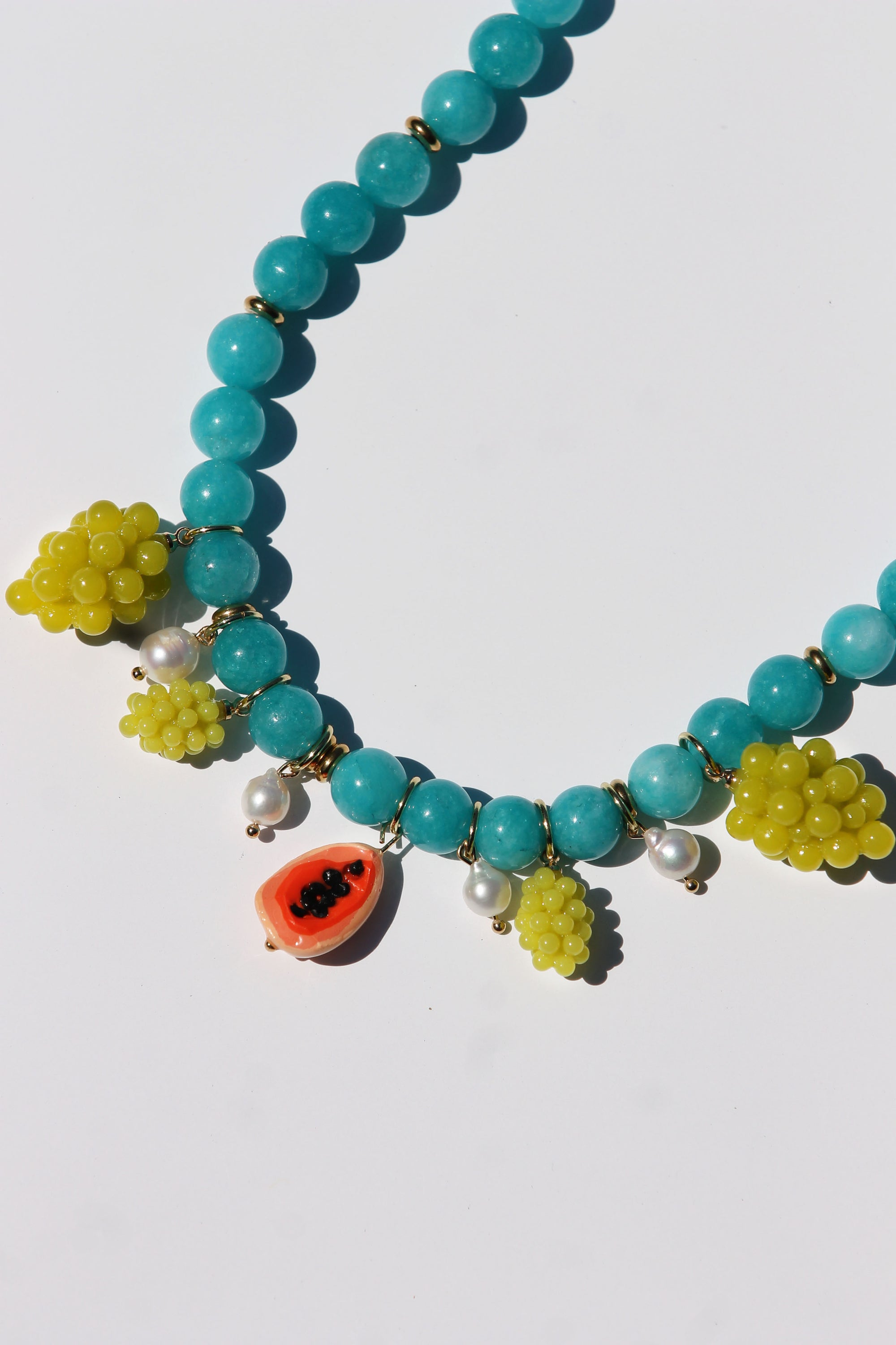 papaya necklace