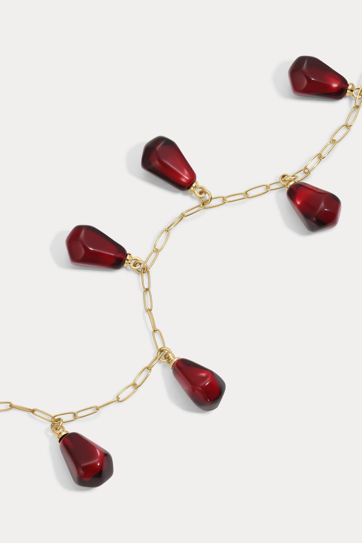 Gold Pomegranate Charm Bracelet