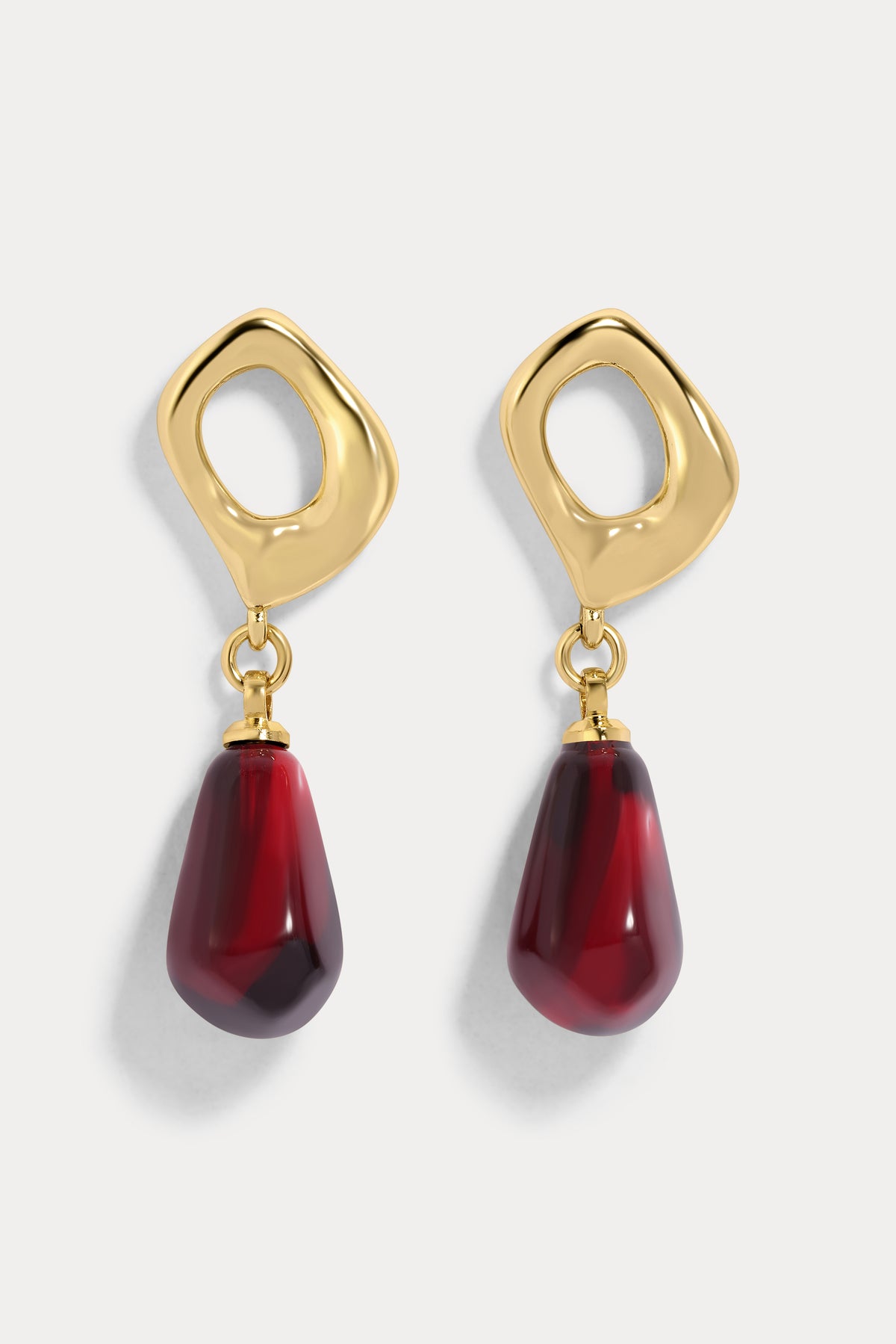 Gold Sculptural Studs