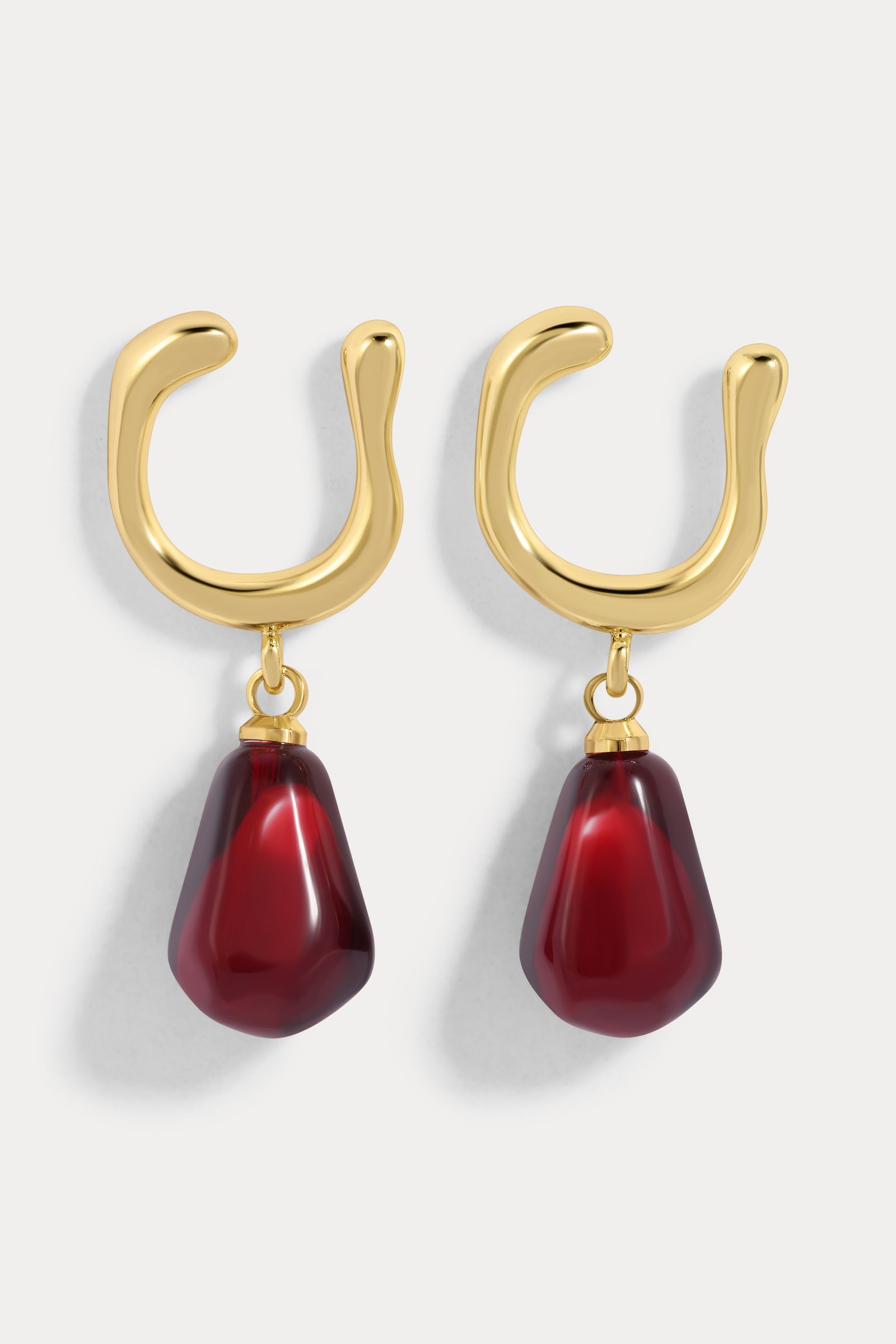 Gold Horseshoe studs