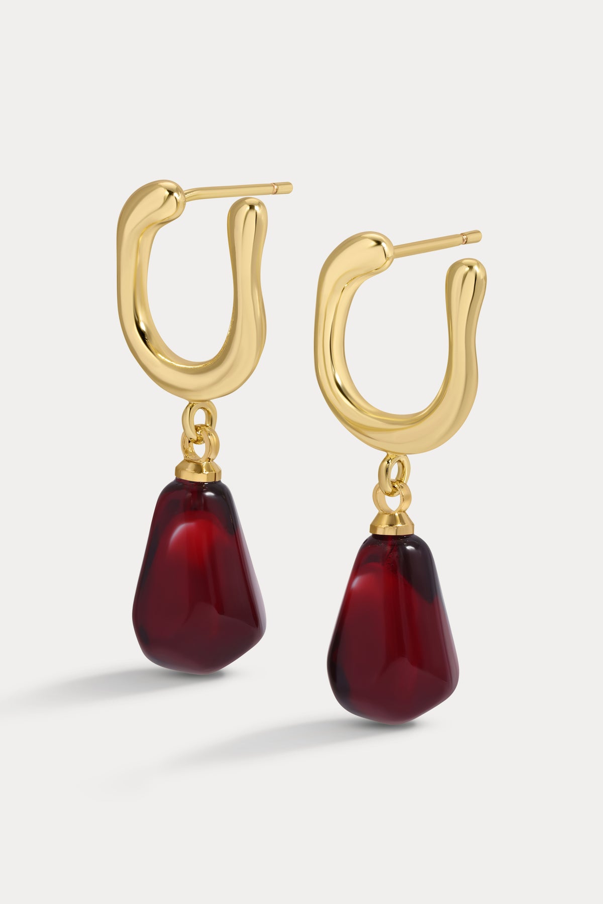 Gold Horseshoe studs
