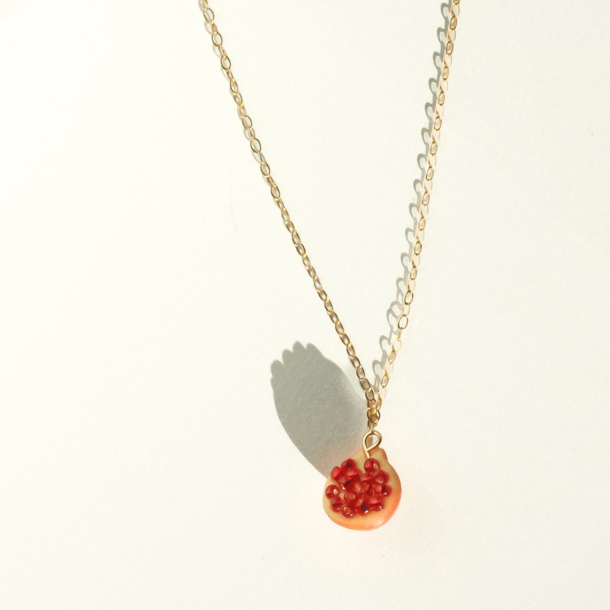 Mono Half Pomegranate Necklace