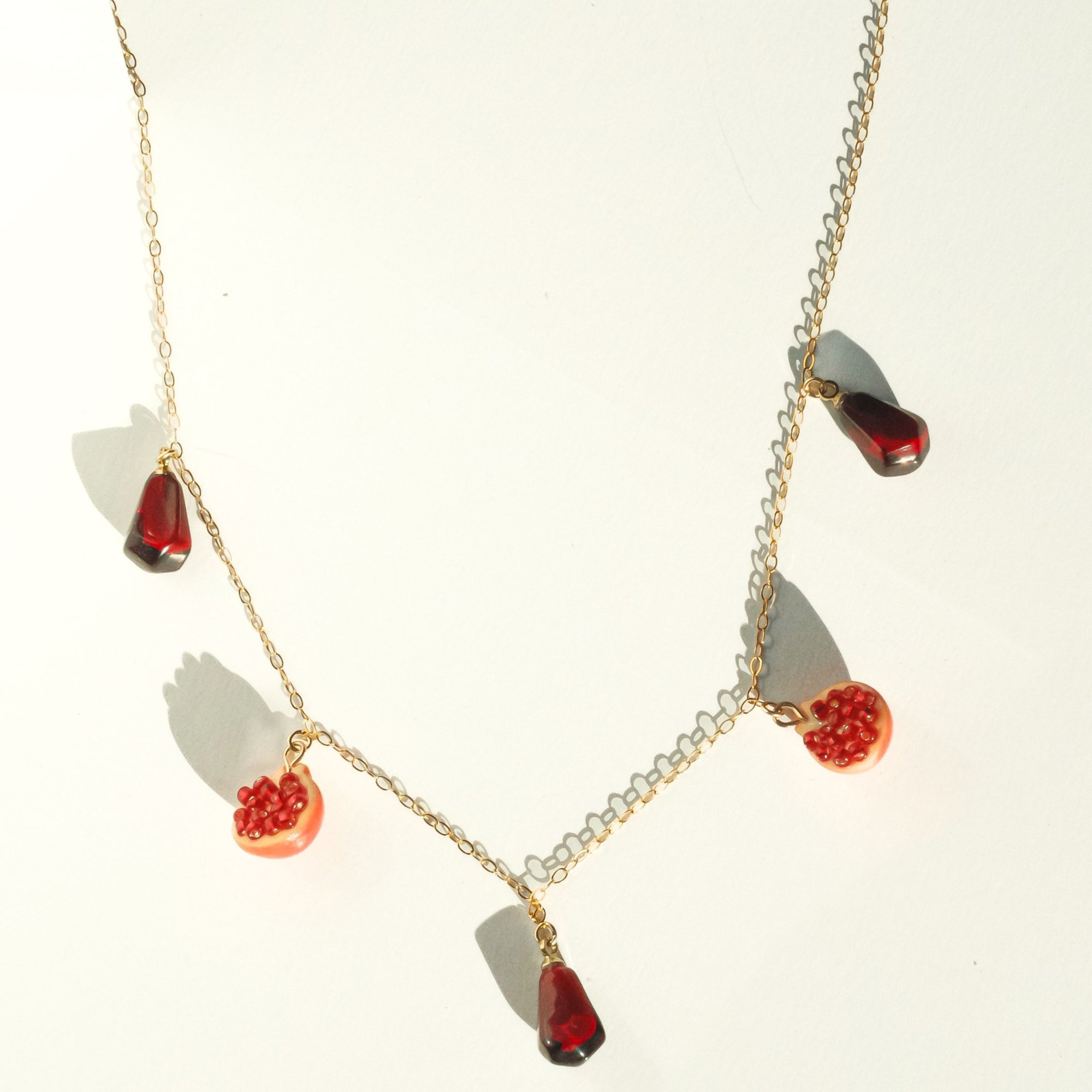 Seed & Half Pomegranate Necklace