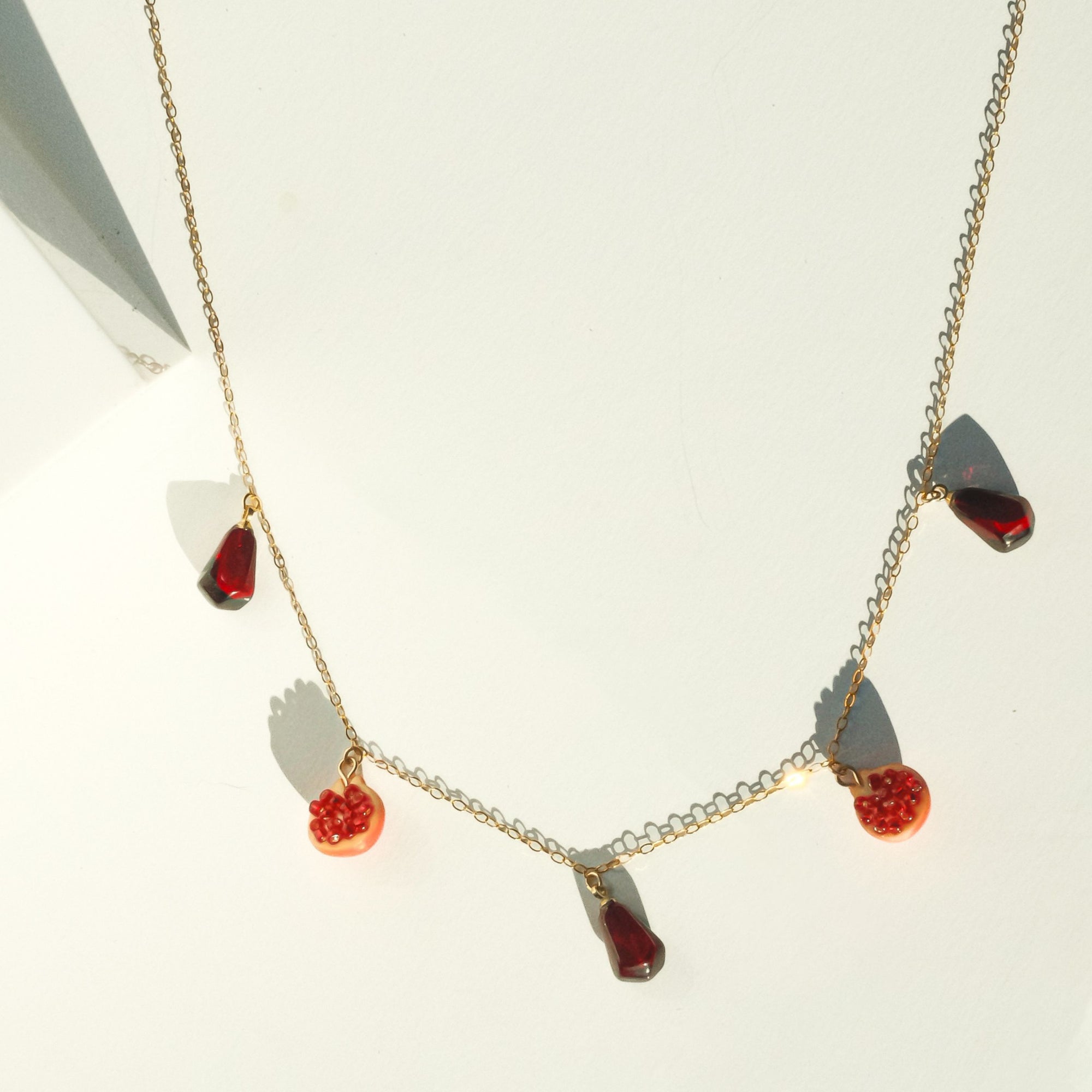 Seed & Half Pomegranate Necklace