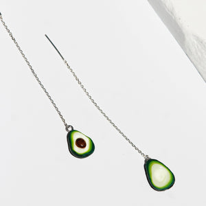 Avocado Threader Earrings