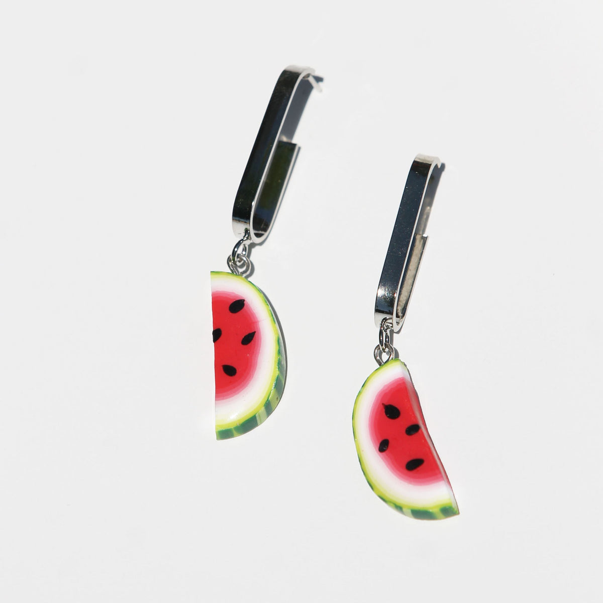 Watermelon L-Shape Earrings