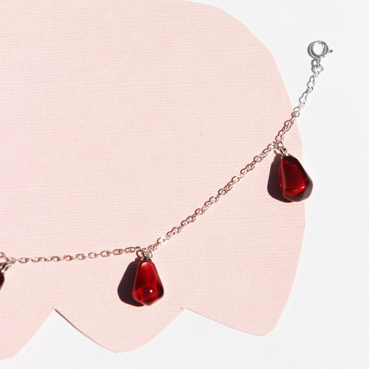 Pomegranate Sterling Silver Bracelet