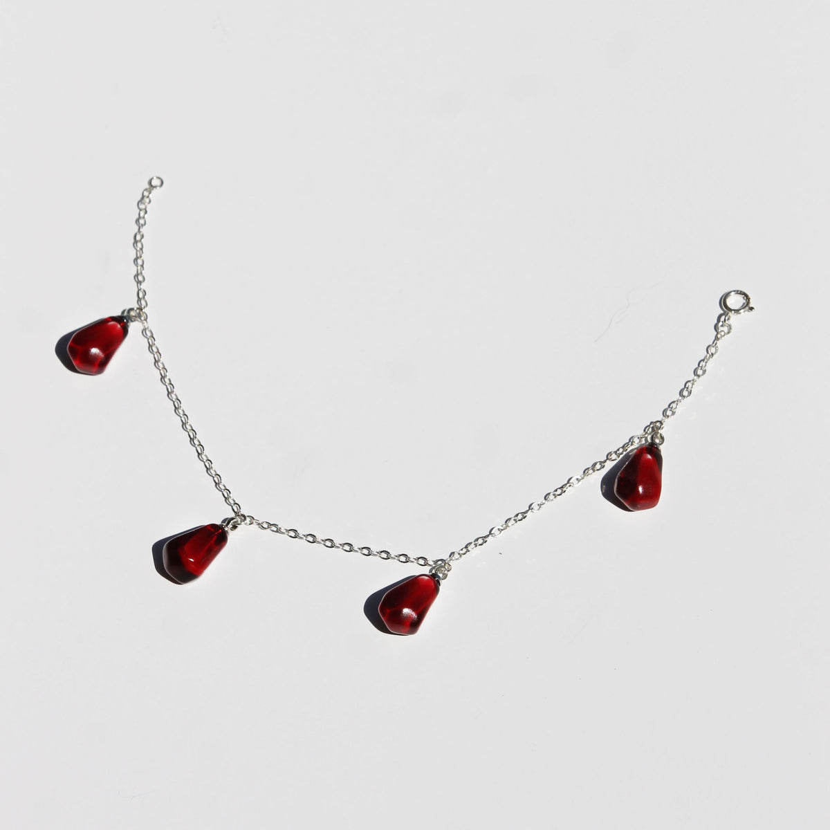 Pomegranate Sterling Silver Bracelet