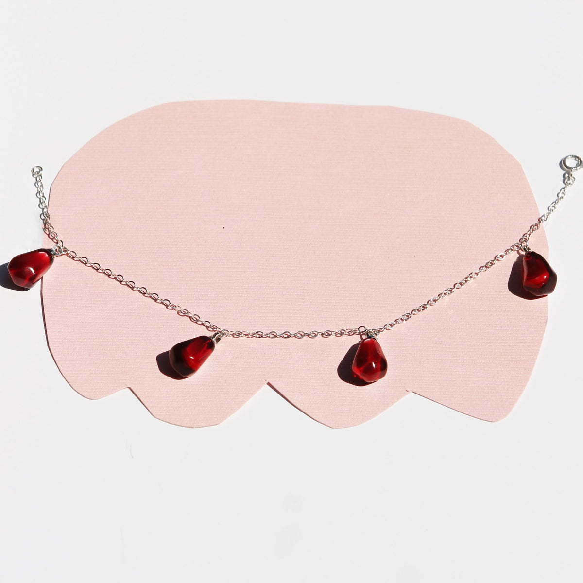 Pomegranate Sterling Silver Bracelet