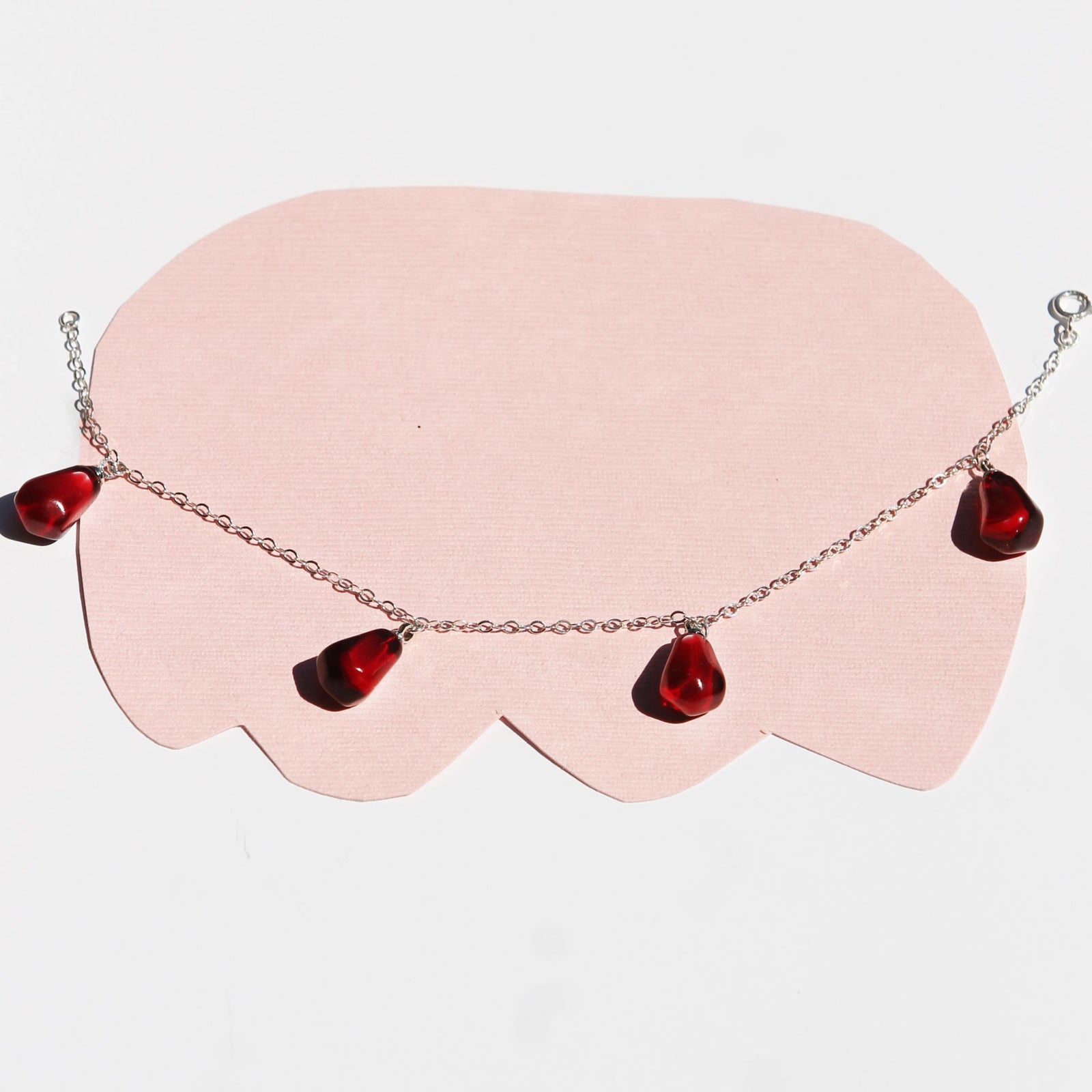 Pomegranate Sterling Silver Bracelet