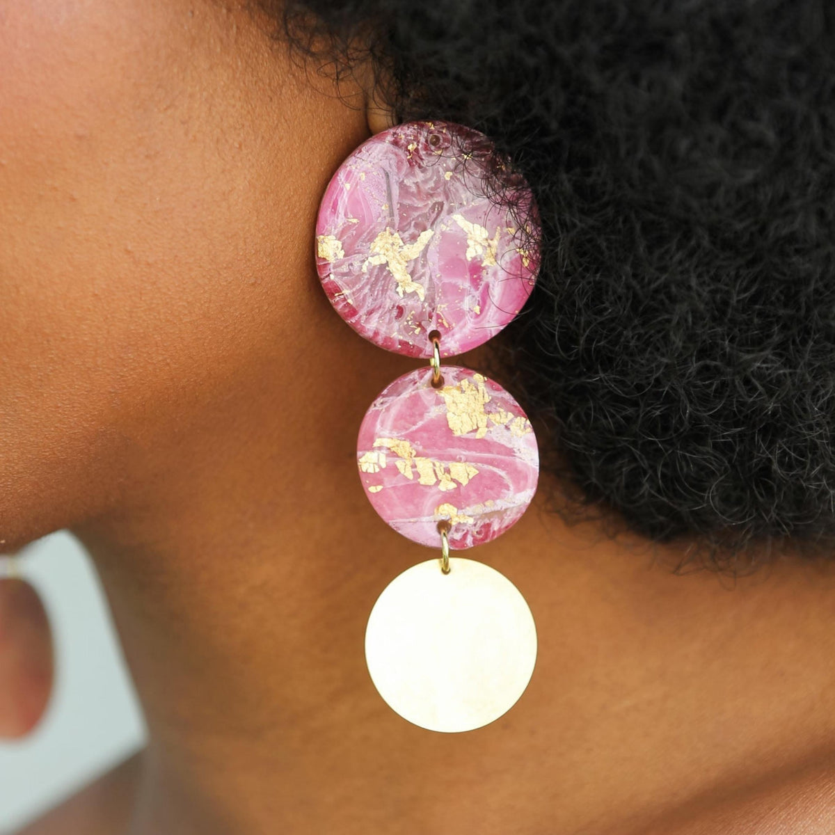 MISS-MATCH CIRCLE EARRINGS