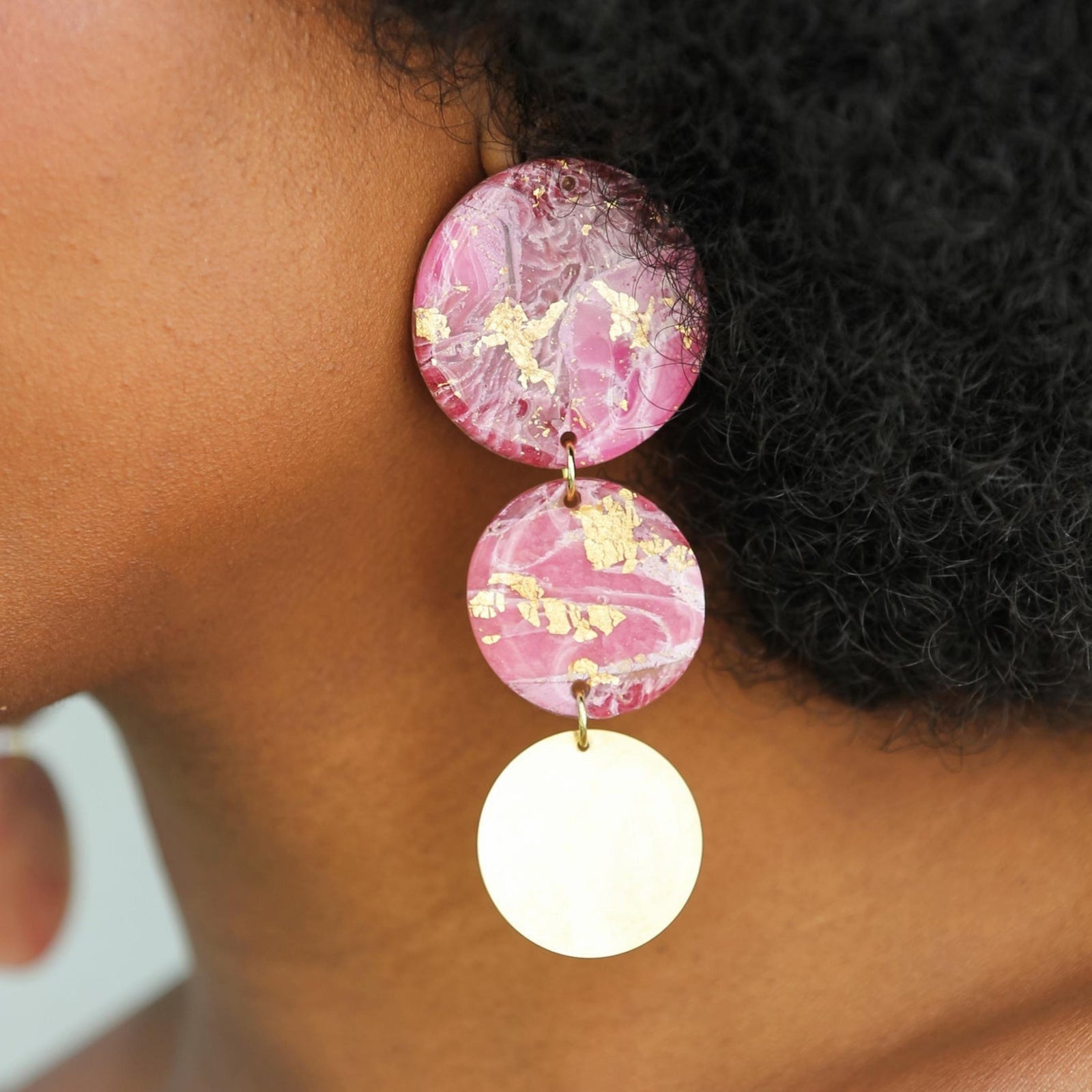 MISS-MATCH CIRCLE EARRINGS