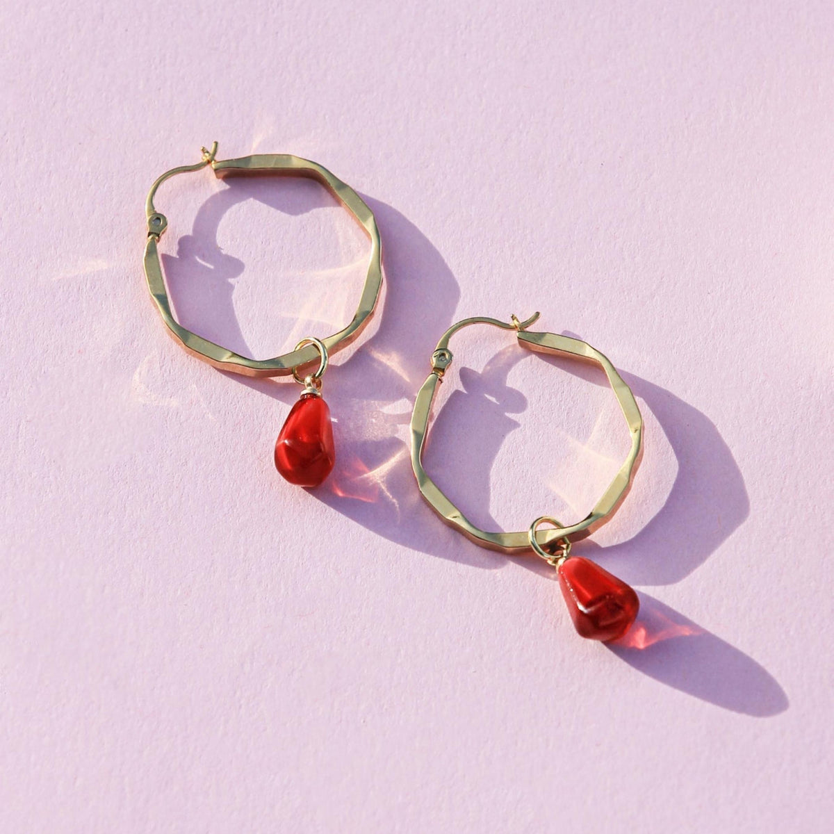 2 IN 1 POMEGRANATE EARRINGS