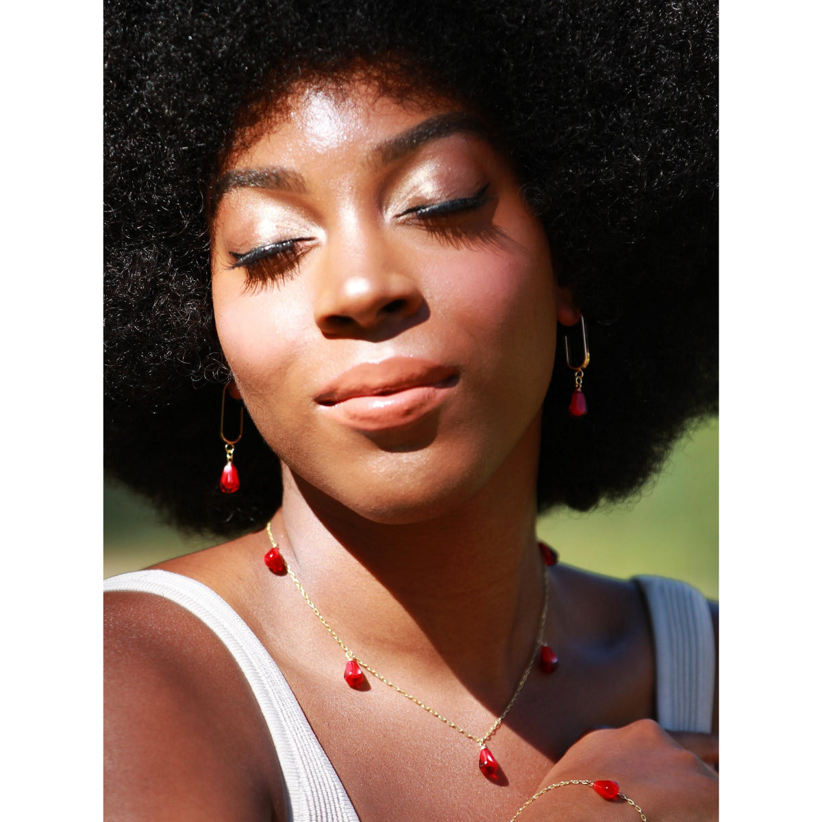 POMEGRANATE NECKLACE