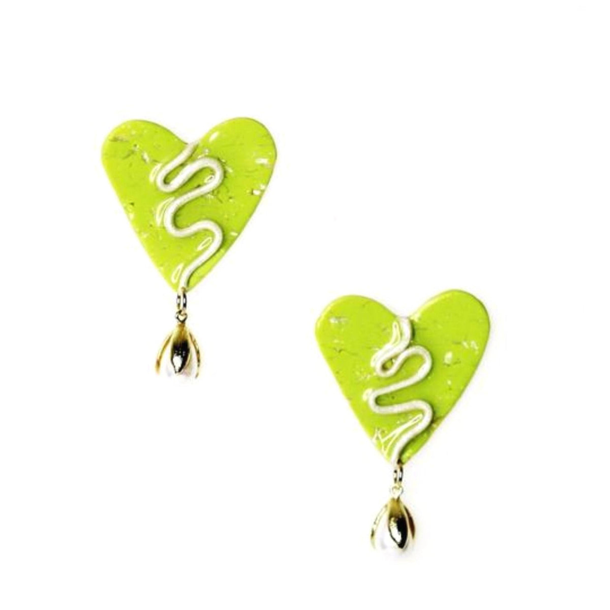 THE FUNKY HEART EARRINGS.