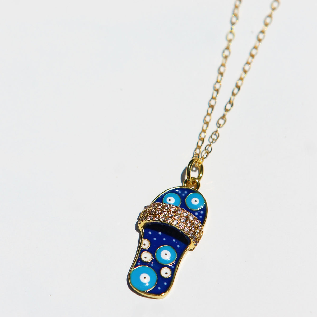 Slippers Evil Eye Pomegranate Set