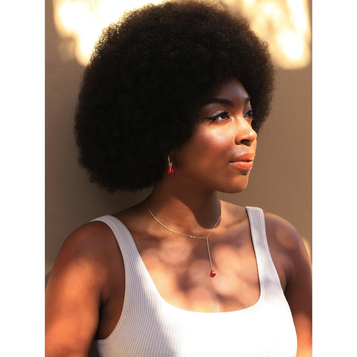 2 In 1 HEART POMEGRANATE NECKLACE