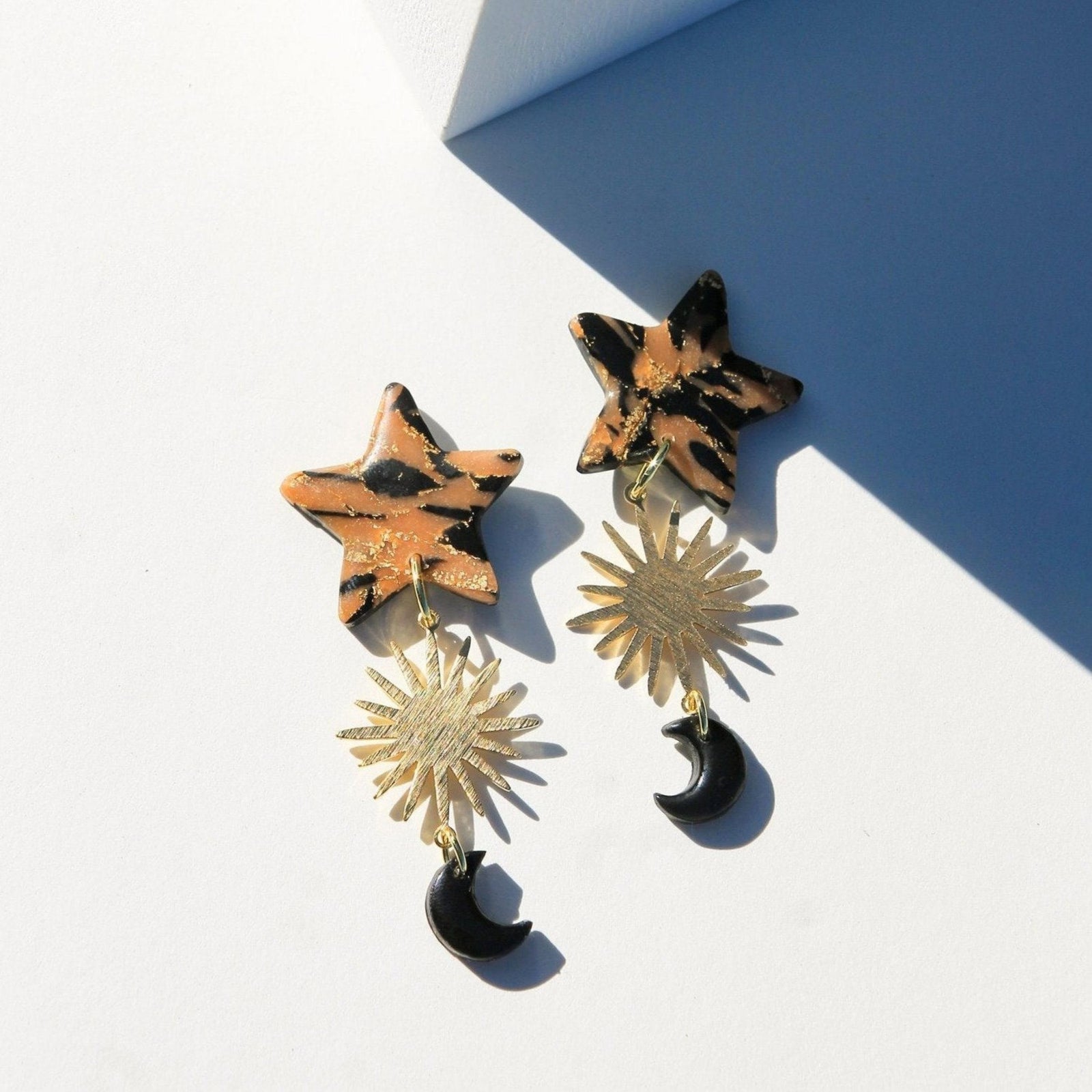 MOON STAR EARRINGS
