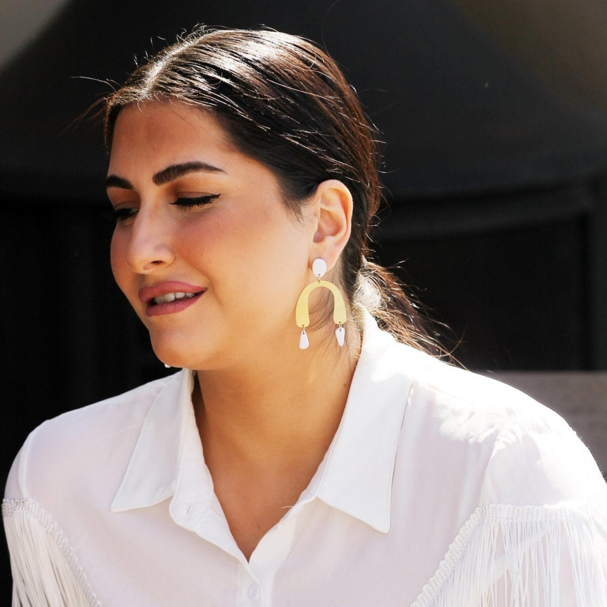 THE U-SHAPE EARRINGS