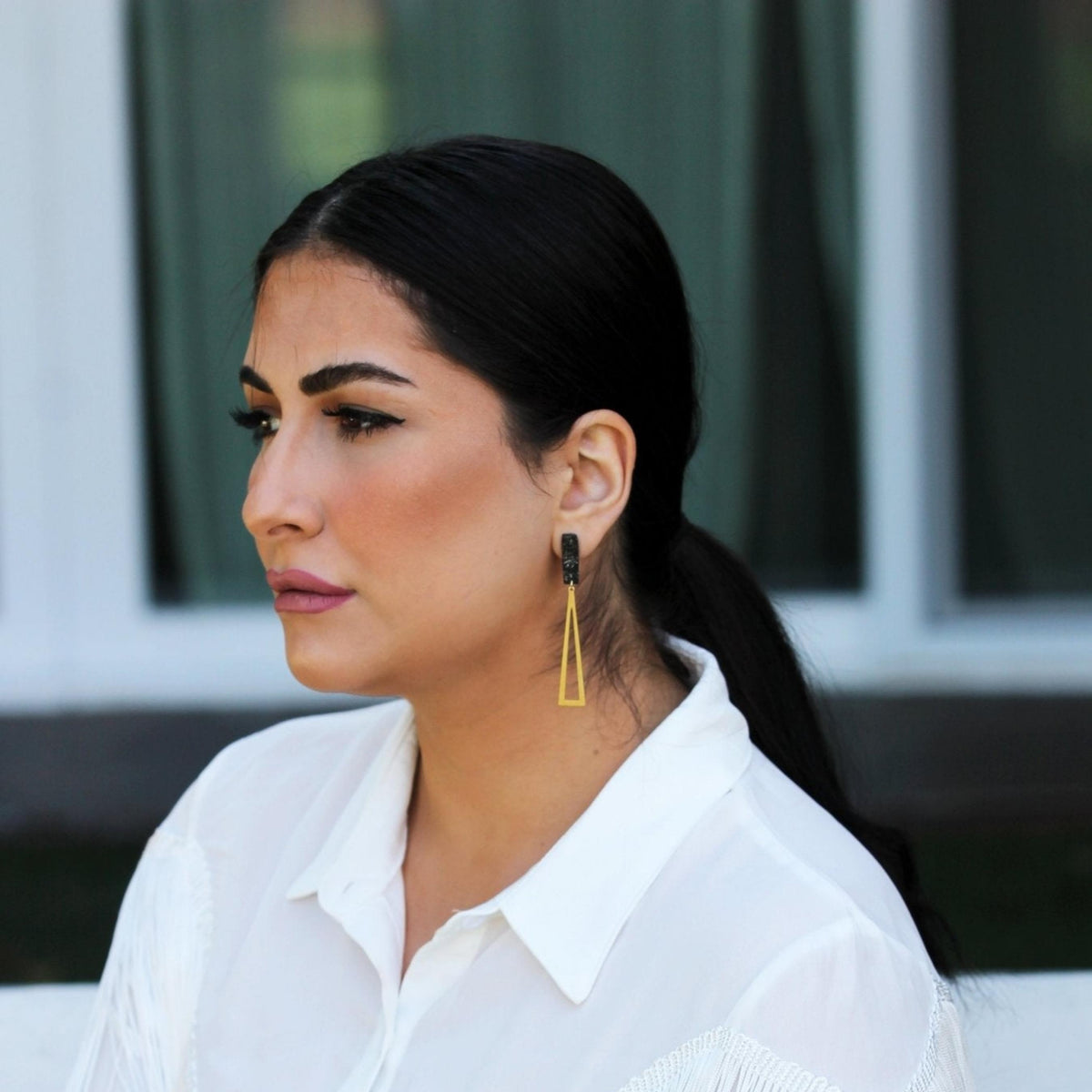 THE TRIANGLE EARRINGS