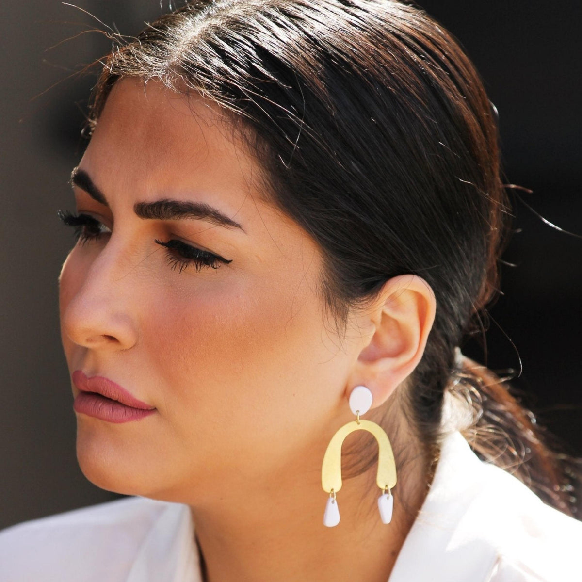 THE U-SHAPE EARRINGS