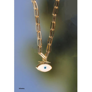 GOLD EVIL EYE