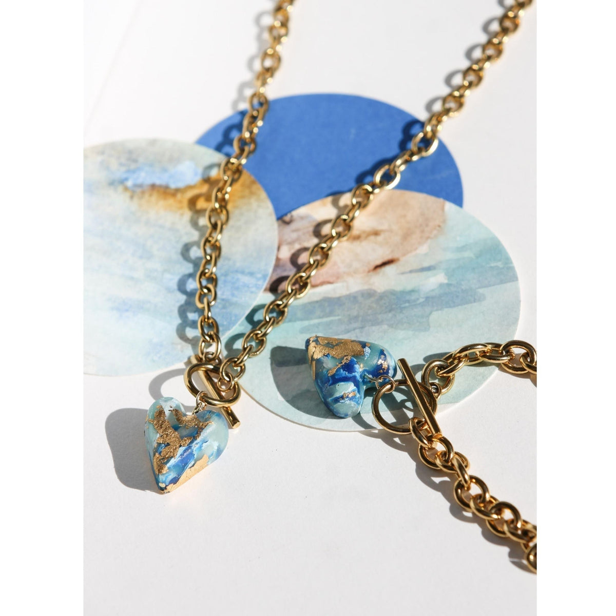 HEART WAVES BLUE SET