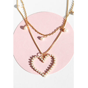 PEARL HEART SET